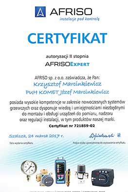 Certyfikat autoryzacji II stopnia